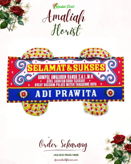 Papan Bunga Ucapan Selamat Babalanlor